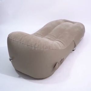 Automatic Inflatable Air Lounge Sofa | with Built-in Air Pump | Inflate within 90 seconds | Single size | Max Weight 150kg | Portable | Lightweight | Easy Storage | Fast Inflate Deflate