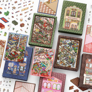 Adorable Miniature Scene 3D Stickers Infeelme My Little House 10.0 Handmade DIY Decorative Paper Crafts