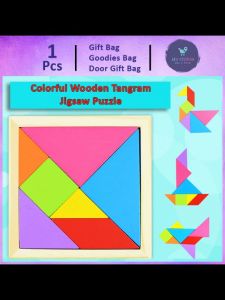 Colorful Wooden Tangram Jigsaw Puzzle Mental Developmental Toy Early Education Goodies Present Mini Toy Gift Kids Interest Intelligence Neves (134)