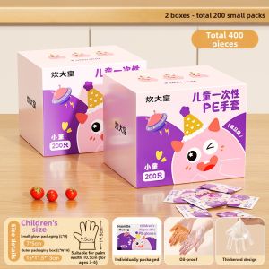 COOKER KING | Independent Packaging Durable PE Children Gloves Food Contact Grade