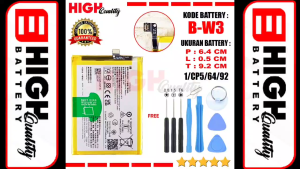 Baterai Vivo Y22 Tahun 2022 V2207 Vivo Y22S V2206 Battery B-W3 / BW3 Batre High Quality /CP5/64/92