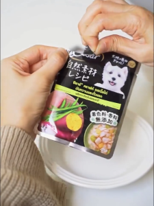 Cesar - ซีซาร์ คราฟต์ อาหารเปียกสำหรับสุนัขโต วัตถุดิบจากธรรมชาติ แบบซอง 60g.