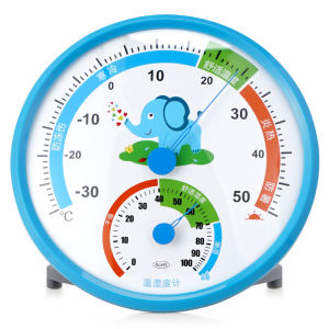 Creative Indoor Temperature Meter High Precision Baby Room Humidity Thermometer Cute Design for Living Room Home Use