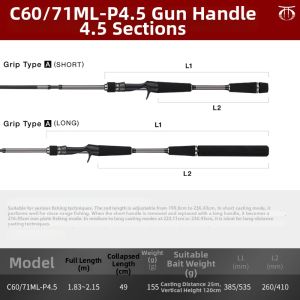 Tailwalk | Portable Lightweight Multi-section Fishing Rod