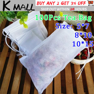 100Pcs Tea Bags Infuser With String Heal Seal Sachet Filter Paper Teabags Empty Tea Bags