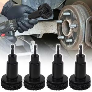 Car Wheel Polishing Tool Brake Disc Rust Remover Kit Auto Hub Grinding Head Cleaning Brush Universal Car Maintenance Supplies