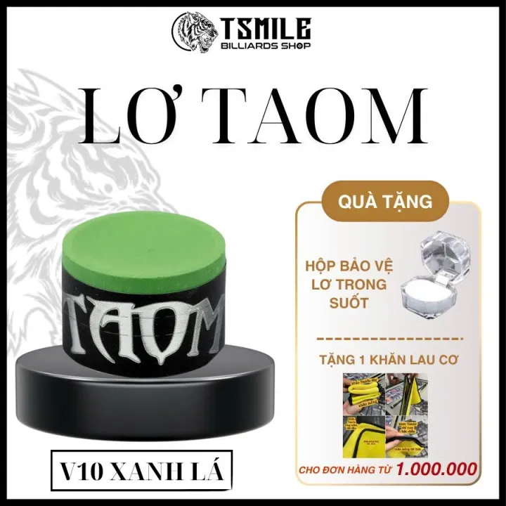 Lơ Bida Taom V10 Green (New) + Tặng Kèm 1 Hộp Đựng Lơ Trong Suốt