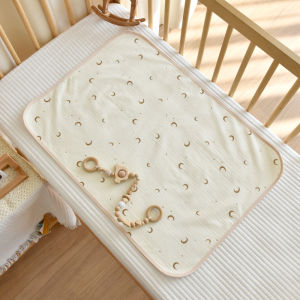 ANYOUBI | Waterproof Cotton Gauze Reusable Washable Four Season Baby Diaper Changing Pad