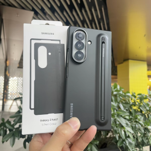 Samsung | Skin Feel S Pen Phone Case For Samsung Galaxy Z Fold 7 F966B with Stylus Pen Slot Holder Hard PC Fold Shockproof Protect Cover