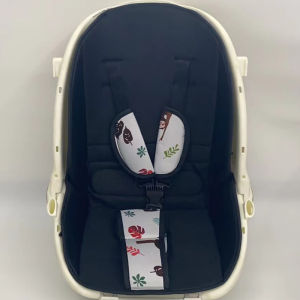 Four-Season Cotton Baby Stroller Seat Cushion Three-Point Safety Belt Child Walking Car Egg Shell Lie down Seat Cushion
