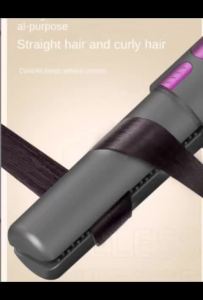 Pelurus rambut tanpa wayar Titanium mudah alih memanaskan dalam beberapa saat & berlangsung sehingga 50 t & USB C boleh dicas semula Dual Voltage Wireless Travel Flat Iron untuk tepi Bangs-bukan untuk jenis rambut tebal