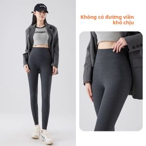 MiiOW | Quần lót cotton cạp cao cho nữ mùa thu mỏng mặc trong ngoài quần bó sát cỡ lớn quần dài ống thẳng