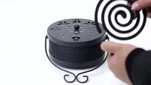 [selected]Home Elegant Metal Iron Mosquito Coil Holder Incense Holder