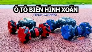 Xe Địa Hình Điều Khiển Từ Xa Bằng Cử Chỉ Tay Và Remote Stunt Car Xoay 360 Độ Biến Dạng Xoắn Phun Sương Siêu Ngầu