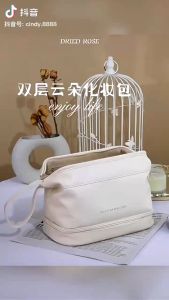 Túi Đựng Mỹ Phẩm Du Lịch Cao Cấp Chống Nước – Nhiều Ngăn Dung Tích Lớn Có Quai Xách Tiện Dụng