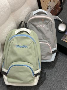 กระเป๋าเป้สะพายหลังผ้าไนลอนแบบลำลองสำหรับนักเรียนมัธยมปลายและนักศึกษาวิทยาลัย กระเป๋าเป้สะพายหลังแบบลำลองสำหรับผู้ชายและผู้หญิง