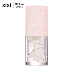 Xixi Makeup Lip Gloss Tea Break Fairy Tale Lip Oil Doodle Glossy Lips Nourishing Moisturising Layering Single Coat Daily Lightweight Non-Sticky Student
