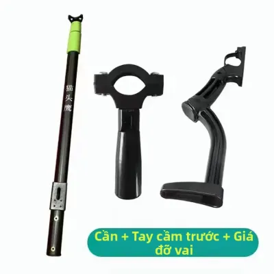 Gậy Câu Cá Gốm Bông Nhôm Dày Hai Đoạn Dài Hơn Gậy Câu Cá Ngoài Trời Đi Bộ Đường Dài
