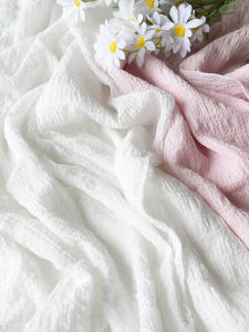 Chiffon Seersucker Ins Macaron Background Fabric Manicure Cosmetic Accessories Photographic Ornaments Decoration Photo Props