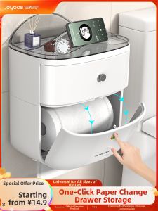 Joybos | Waterproof No-Drill Wall-Mounted Toilet Paper Holder