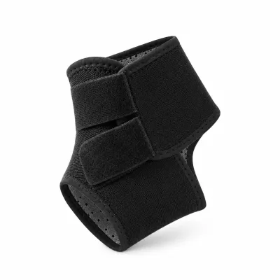 Neenca Ankle Support Wrap with Adjustable Dual Straps Breathable Lightweight Fabric Open Heel Compression Sleeve with Flexible Fit for Men Women Sports Running Fitness Walking Training and Daily Activities