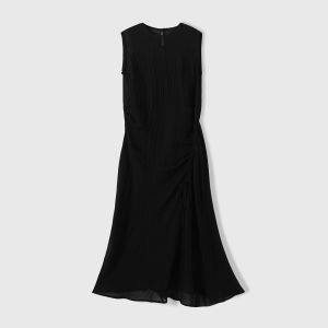 Summer-Ready Lightweight Ramie Sleeveless Dress