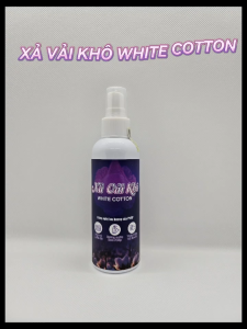 Nước Xả Vải Khô WHITE COTTON thơm quần áo 150ml làm mềm vải khử mùi hôi