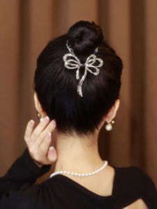 2025 New Butterfly Knot Ball Buckle Hair Clip: Fresh Out & Stylish Updo Accessory
