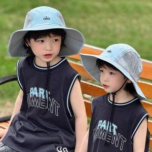 Childrens Fishing Cap Summer Thin Beach Large Brim Boys Sun Protection Hat Youth Kids Foldable Breathable Quick Dry Waterproof