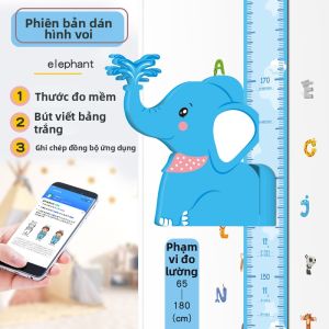 Băng Đo Chiều Cao Bé Di Động 3D Có Từ Tính Chính Xác