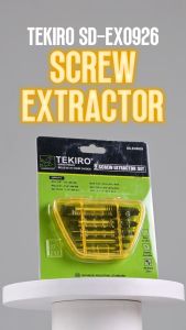 Tekiro Tap Balik Pembuka Baut Patah 6pcs / Screw Extractor Set