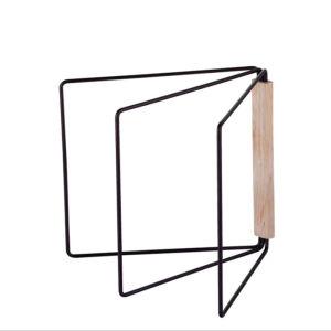 Foldable Iron Art Vertical Drying Cloth Storage Rack Kitchen Towel Drainage Placement Shelf Dishcloth Drying Stand Towel Hanger