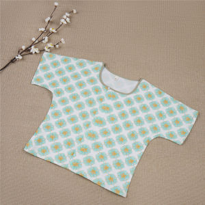 Shifang Ji Banxia Improved Tang Beizi Han Dynasty Changtong Qin Han Element Suit National Style round Neck Short Sleeve Tops