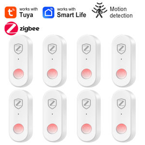 Cảm Biến Chuyển Động Thông Minh Tuya Zigbee Màu Trắng Phát Hiện Chuyển Động Hồng Ngoại PIR Cho An Ninh Hoạt Động Với Ứng Dụng Gateway Smart Life Alexa Google Home