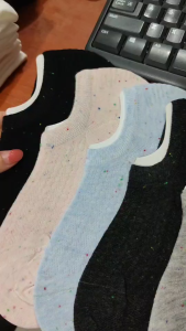 2522 Kaos kaki pendek wanita invisible hidden sock Kaus kaki bawah mata kaki dewasa low ankle women socks cotton lembut korean style kasual