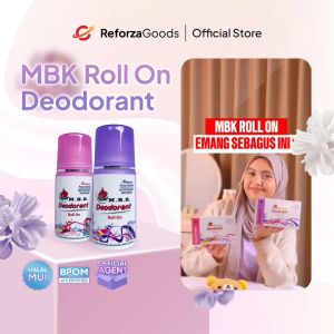 MBK Deodorant Roll On Pria Dan Wanita 40ml Deodorant Antiperspirant | Penghilang Bau Badan Ketiak