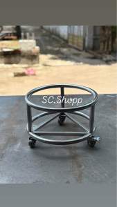Giá đỡ bình gagiá đỡ đa năng tiện lợi có bánh xe.Kệ đẩy bình gakệ đẩy đa năng đường kính 35cm