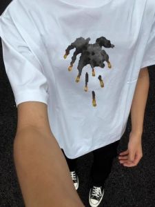 SUOSHE | Flame Print Retro Short Sleeve T-Shirts