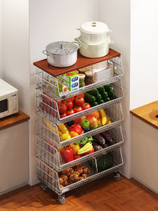 Multi-function Kitchen Organizer Shelf Cart
