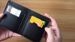 TC BW-059 Bifold Horizontal Vertical Short Wallet PU Leather For Men Women Purse Wallet Dompet Lelaki Perempuan