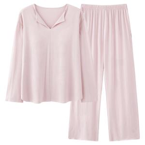 MiiOW | Womens Sleepwear Set With Chest Pad Long Sleeve Long Pants Home Clothes 2025 New Style Spring Autumn Outerwear MiiOW Cat Person