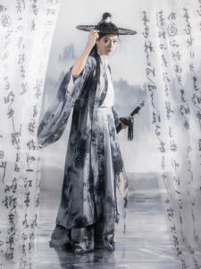 Original Nanjing Style Embroidered Hanfu Skirt Mens Womens Waist-Length Traditional Costume Daily Wear Polyester Fiber