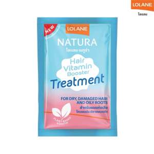 LOLANE NATURA HAIR VITAMIN BOOSTER TREATMENT โลแลน เนทูร่า แฮร์ ไวตามิน บูสเตอร์ ทรีตเมนต์ ขนาด 25 กรัม