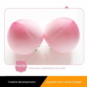 Decompression Artifact Rebound Vent Toy Stress Ball Cute Peach Squeezing Toy Vent Ball Creative Gift Adult