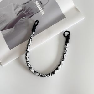 Durable 7mm Nylon Lanyard Wrist Strap Double Buckle Carabiner Mobile Phone Tag for Climbing Neck Strap Multi-Functional Accessories