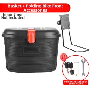 inwild | Foldable Waterproof Secure Helmet Compatible Large Bicycle Basket