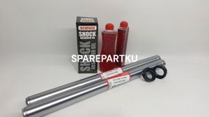 (HEMAT) KEV PAKET AS SHOCK DEPAN SUPRA X LAMA REVO LAMA + 2 PCS OLI SOK HONDA + 2 PCS SEAL SHOCK DEPAN + 2 PCS TUTUP ABU / SKOK SUPRA LAMA / SEKOK SUPRA FIT OLD / SATU SET SOK DEPAN / AS SOK DEPAN / SIL SHOK / SEL SOK / TUTUP DEBU / SHOCKBRAKER DEPAN SUP