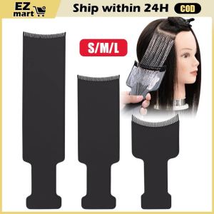 Hair Coloring Board Black Professional Plastic Hair Tint Dye Highlight Paddle Barber Salon Home Tool for Salon Dyeing Supplies