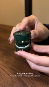 【Kotak Gratis】Artira Jewel Cincin Putri yang Di cintai dengan Sempurna Cewek Tunangan Cincin kawin Adjustable Aksesoris Pria Wanita Nikah Titanium Perak