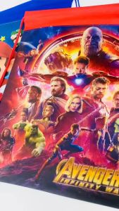 iSchoolDy Kids Cartoon Fabric Drawstring Backpack Econic Loot Bag Goodies Children Birthday Party Gift Bag